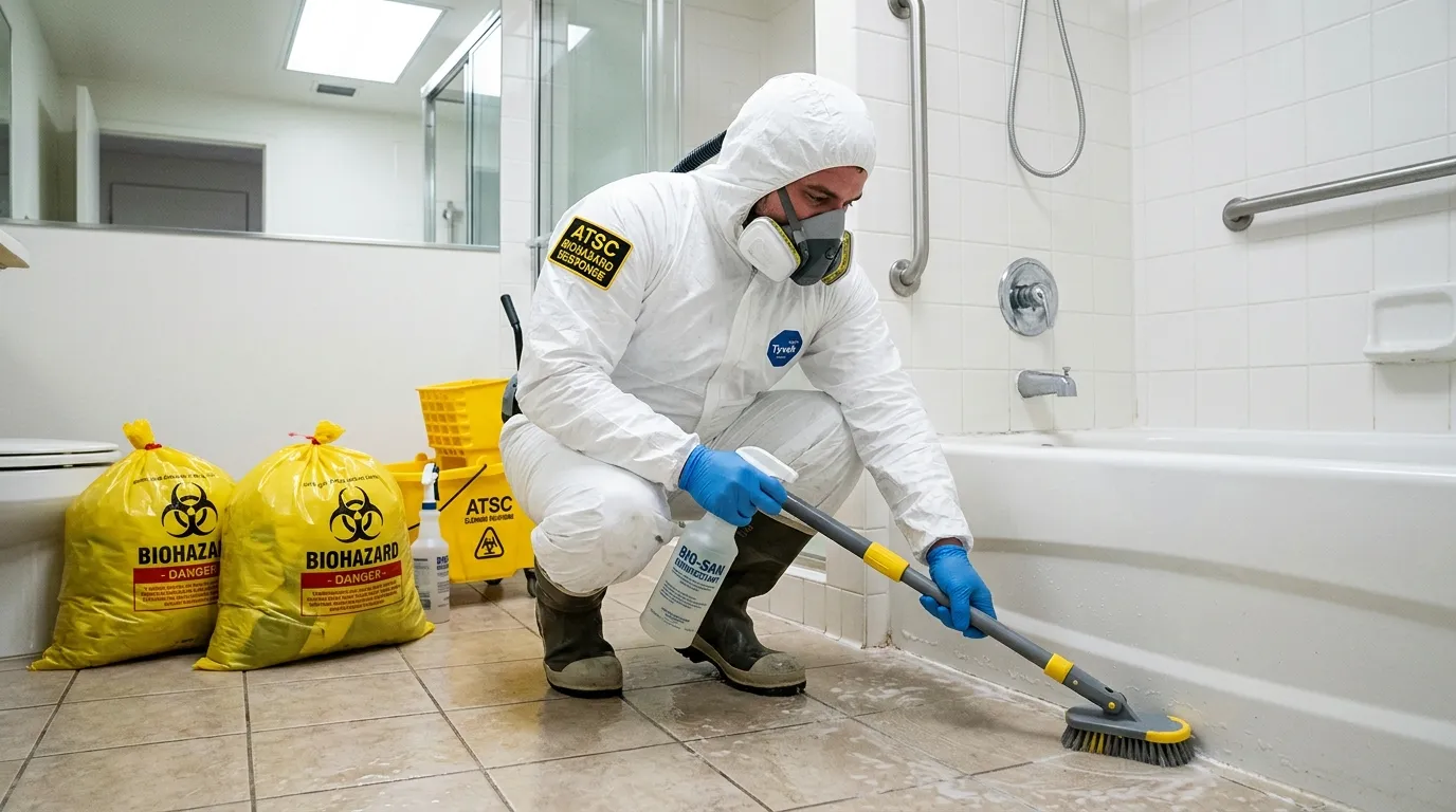 Decontamination equipment deployed for Blood Cleanup in Evans